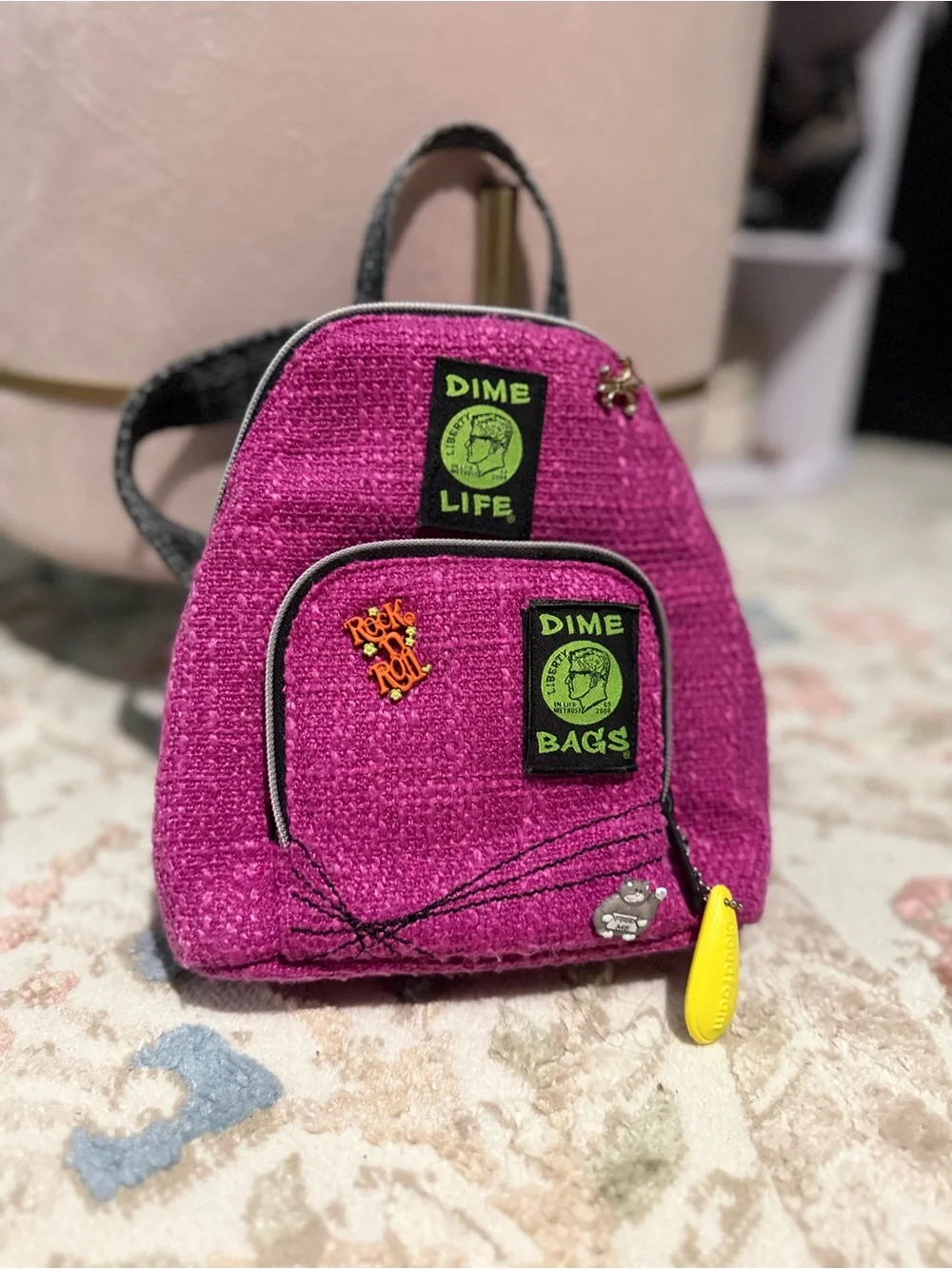 Dime Bags Mini Hobo Bag - Pink